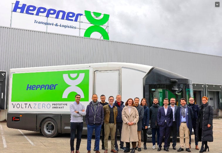 Volta Trucks announces first implementation of its new full-electric Volta Zero with Truck as a Service charging infrastructure to Heppner